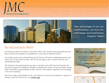 Tablet Screenshot of jmctax.com.au